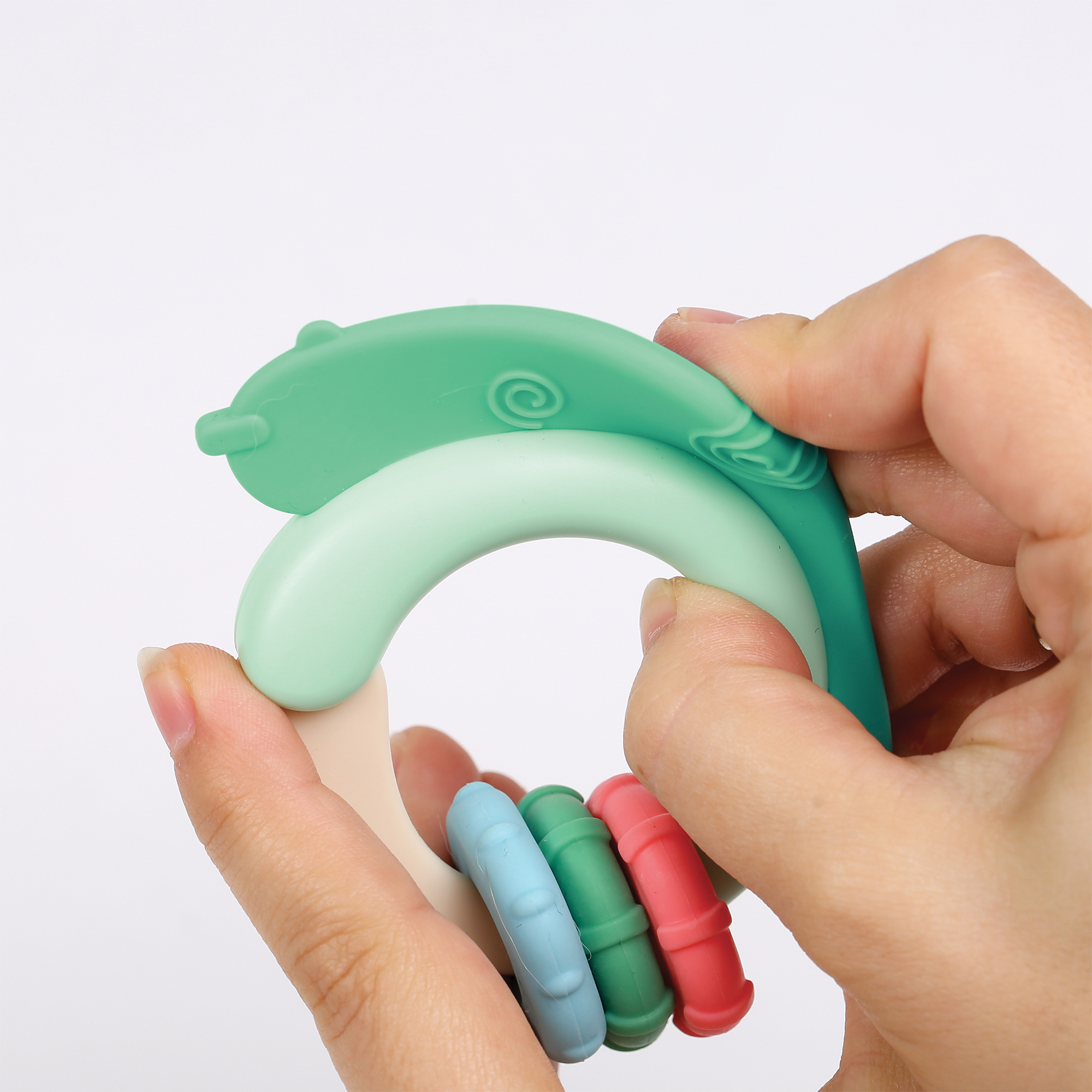 Chrastítka s kousátkem Zvířátka 3 ks