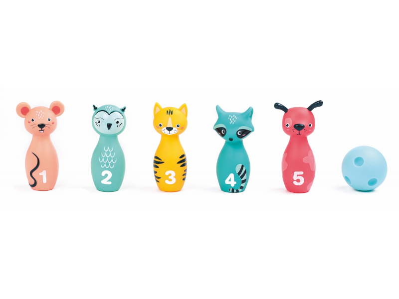 Bowling pro nejmenší Zvířátka s čísly