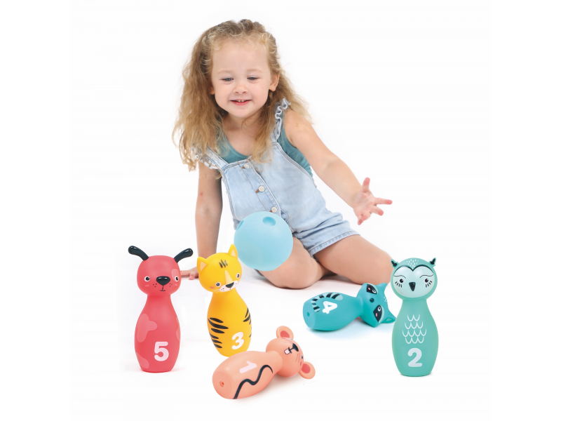 Bowling pro nejmenší Zvířátka s čísly