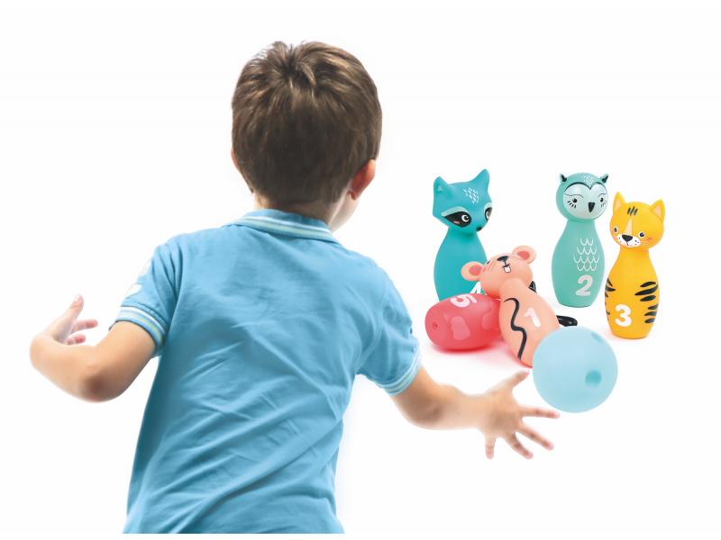 Bowling pro nejmenší Zvířátka s čísly