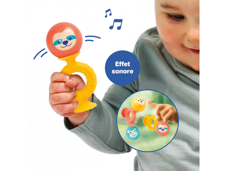 Chrastítka s přísavkou Smac Pop