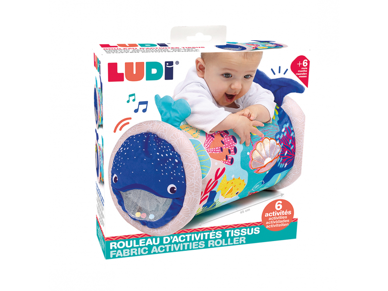 Nafukovací válec s aktivitami Velryba