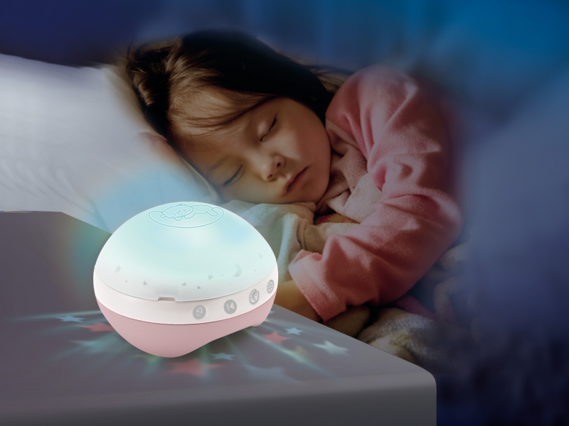 Hudební kolotoč s projekcí 3v1 Dusty Pink