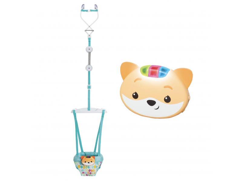 Skákadlo do dveří 2v1 Music & Lights