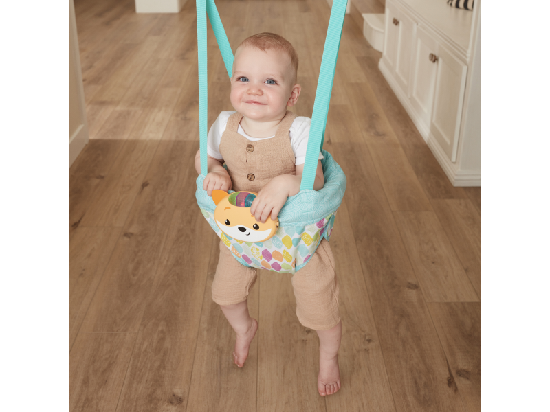 Skákadlo do dveří 2v1 Music & Lights