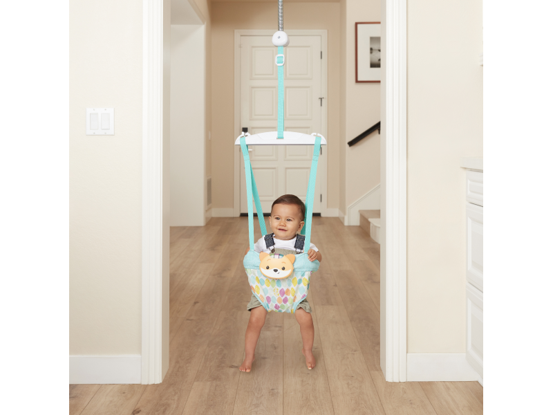 Skákadlo do dveří 2v1 Music & Lights