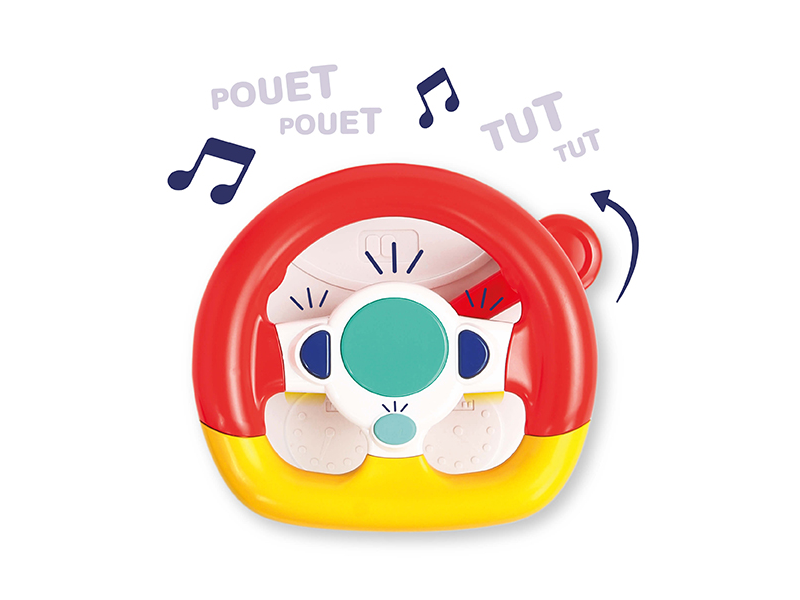 Hrací pultík do auta s volantem