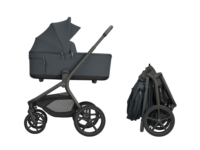 Kočárek 2v1 Goya Platinum Graphite