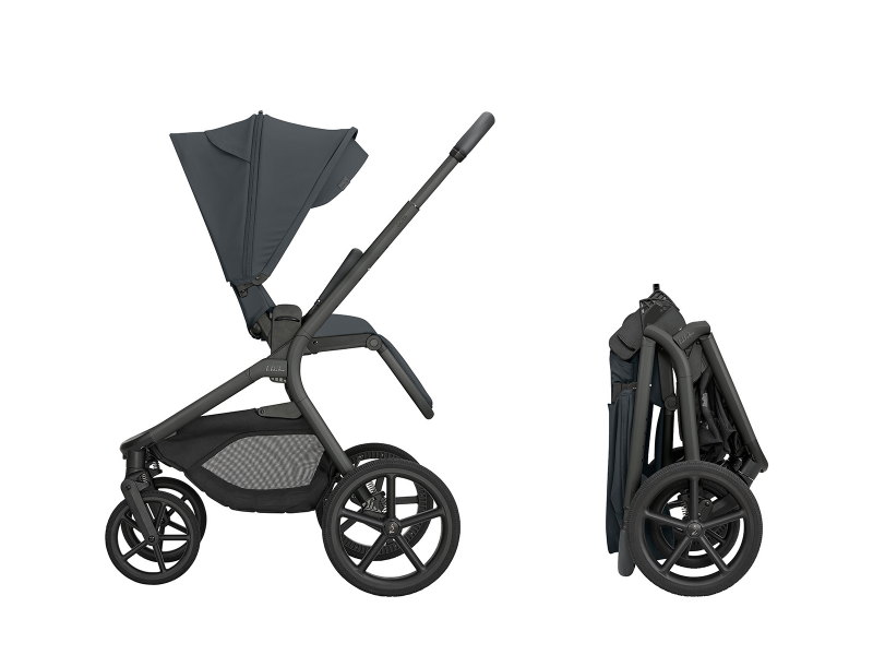 Kočárek 2v1 Goya Platinum Graphite