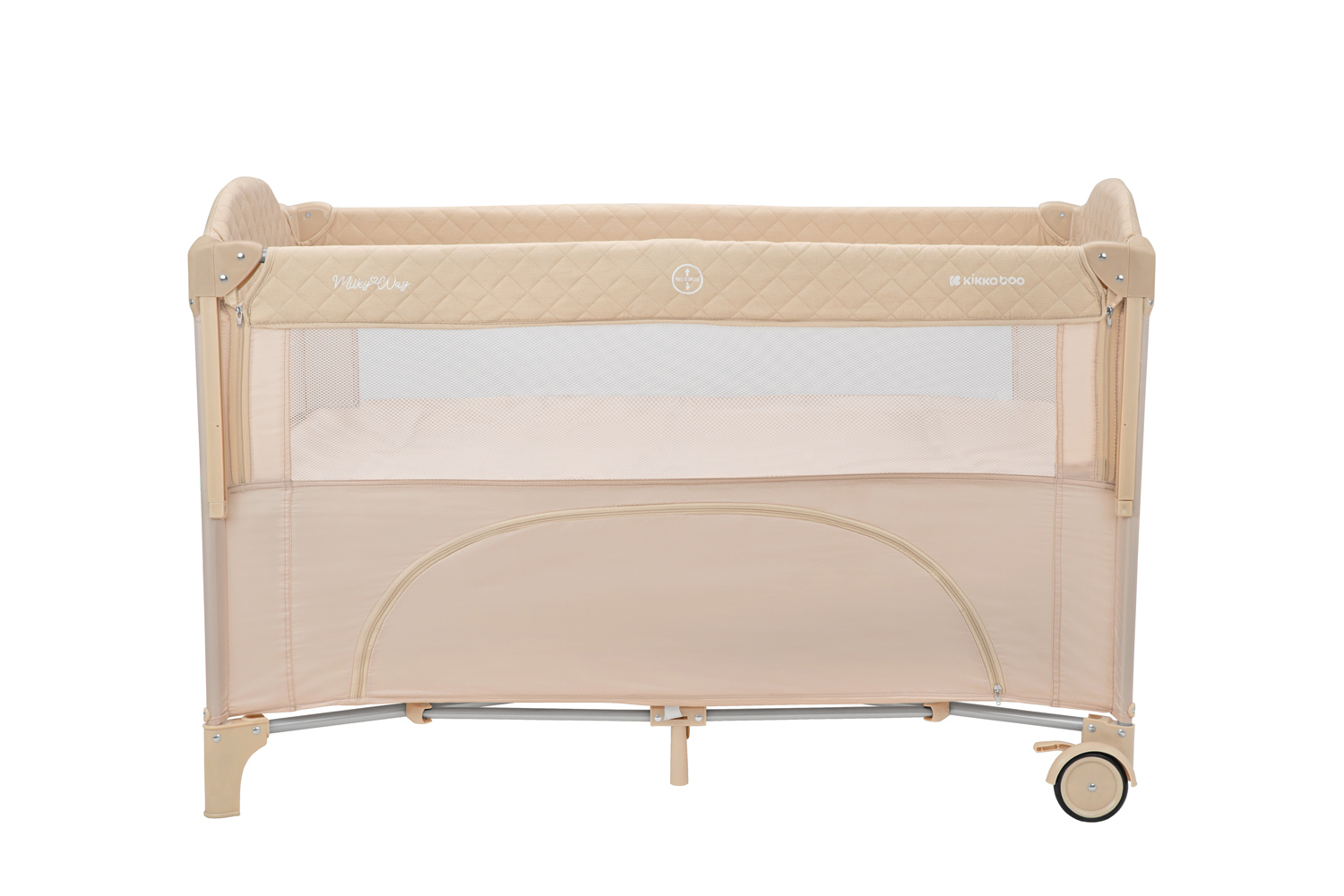 KIKKABOO Postýlka cestovní Milky Way Beige