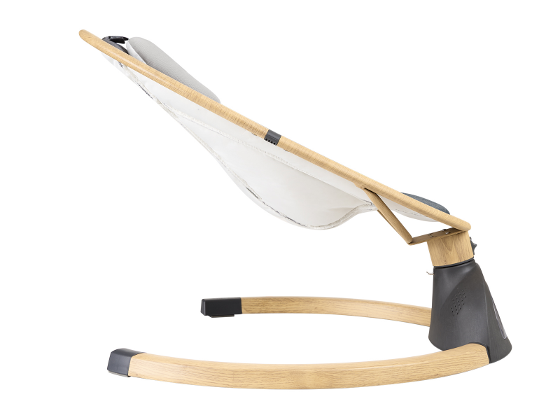 Houpací lehátko elektrické Ashlee Dark Grey