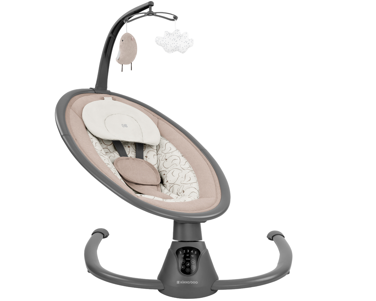 Houpací lehátko elektrické Twiddle Beige