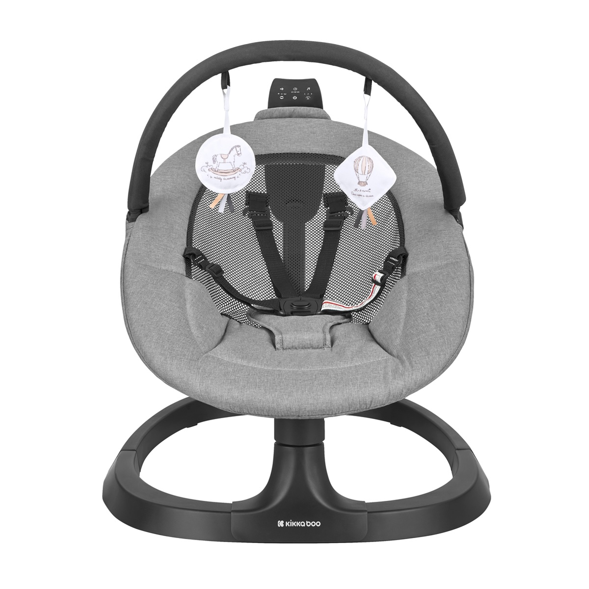 Houpací lehátko elektrické Zazu Grey
