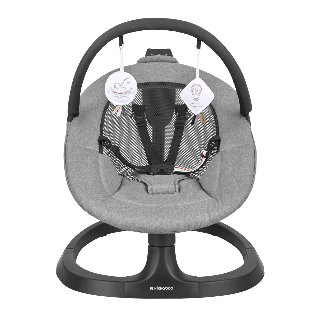 Houpací lehátko elektrické Zazu Grey