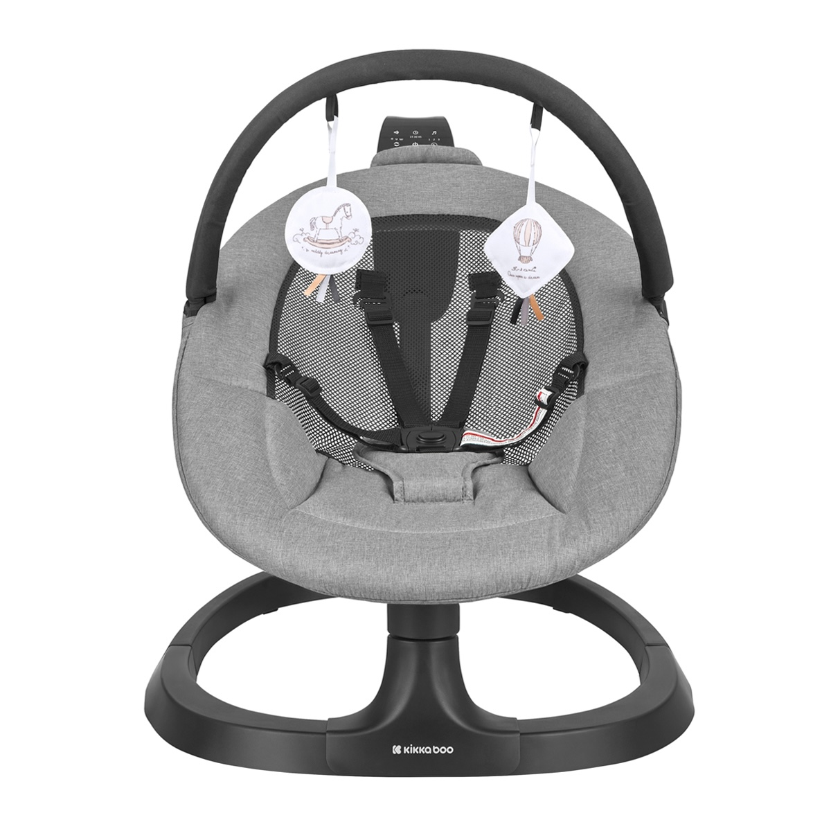 Houpací lehátko elektrické Zazu Grey