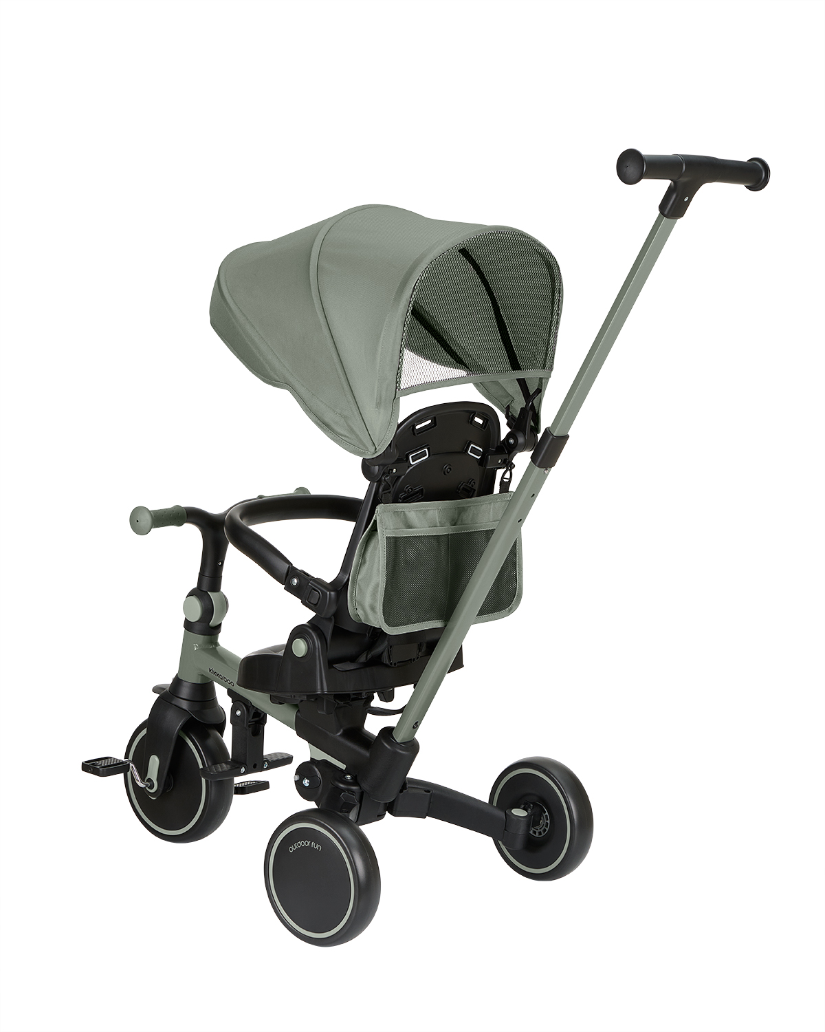 Tříkolka 8v1 Aluma Army Green