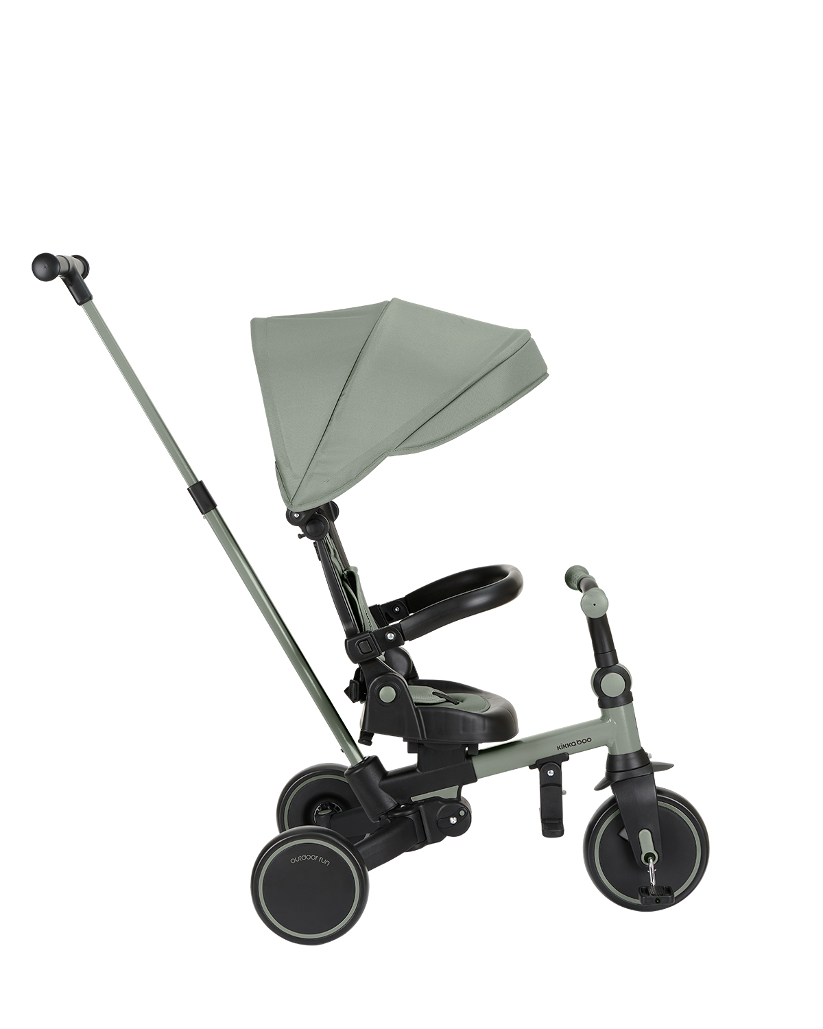 Tříkolka 8v1 Aluma Army Green