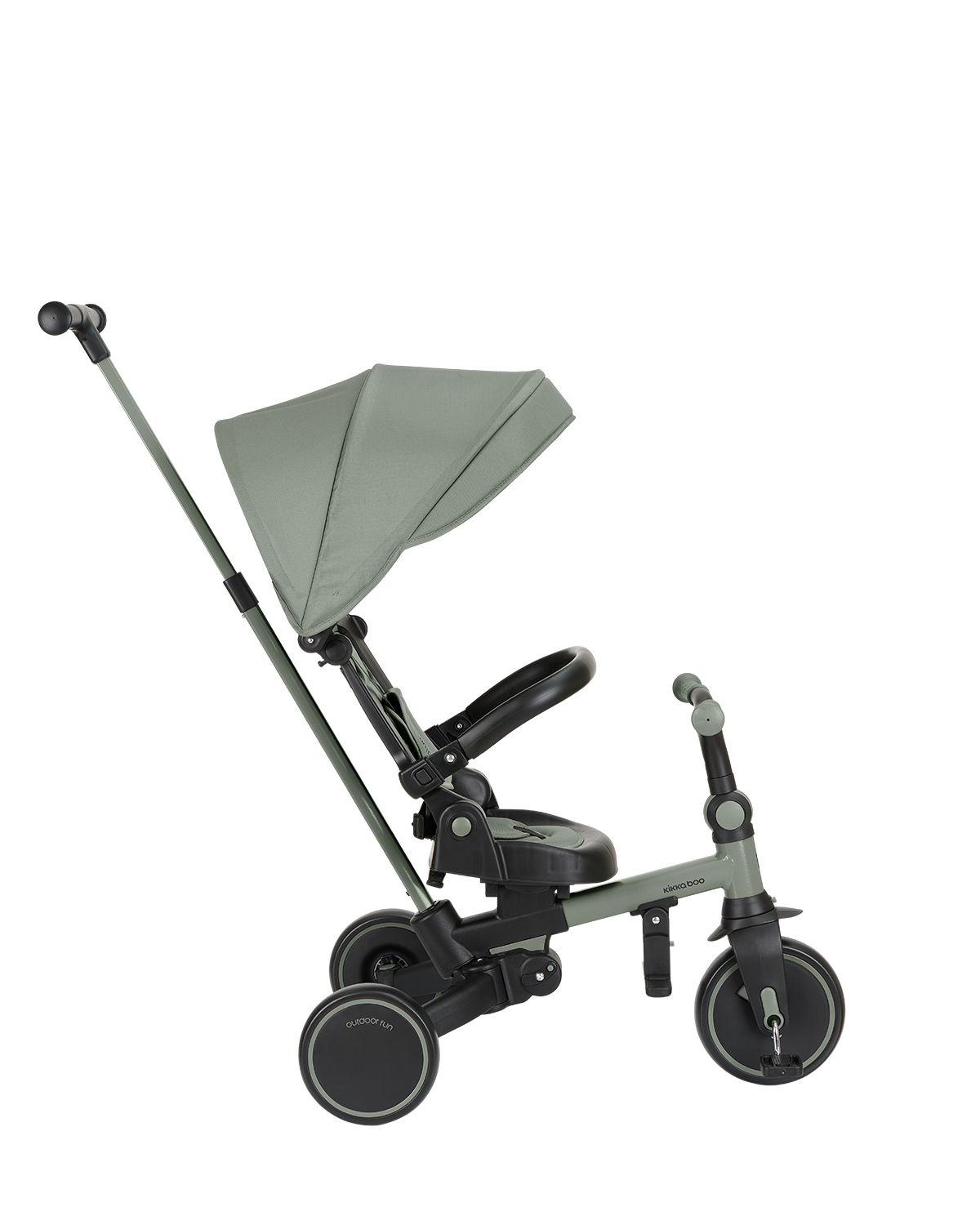 Tříkolka 8v1 Aluma Army Green