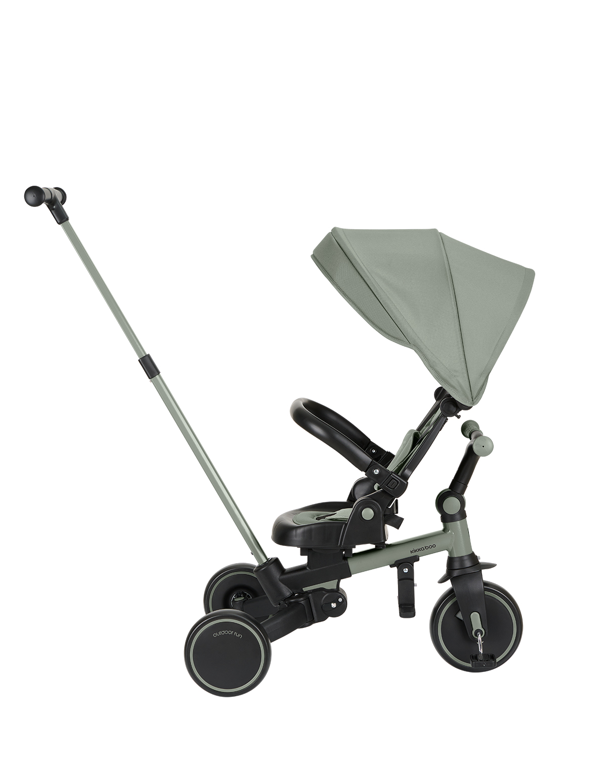 Tříkolka 8v1 Aluma Army Green