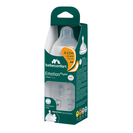 Kojenecká láhev Emotion Physio 270ml 0-12m+ White