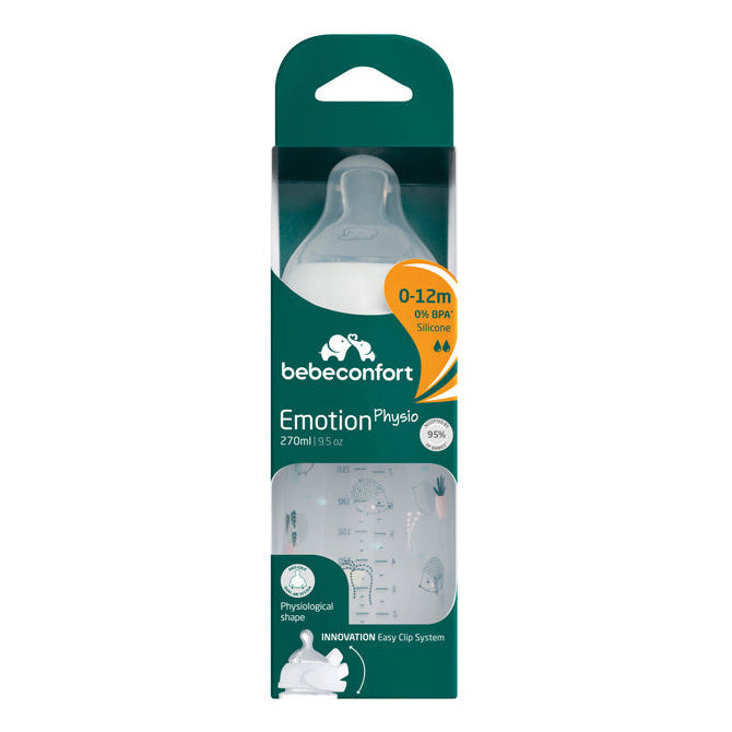 Kojenecká láhev Emotion Physio 270ml 0-12m+ White