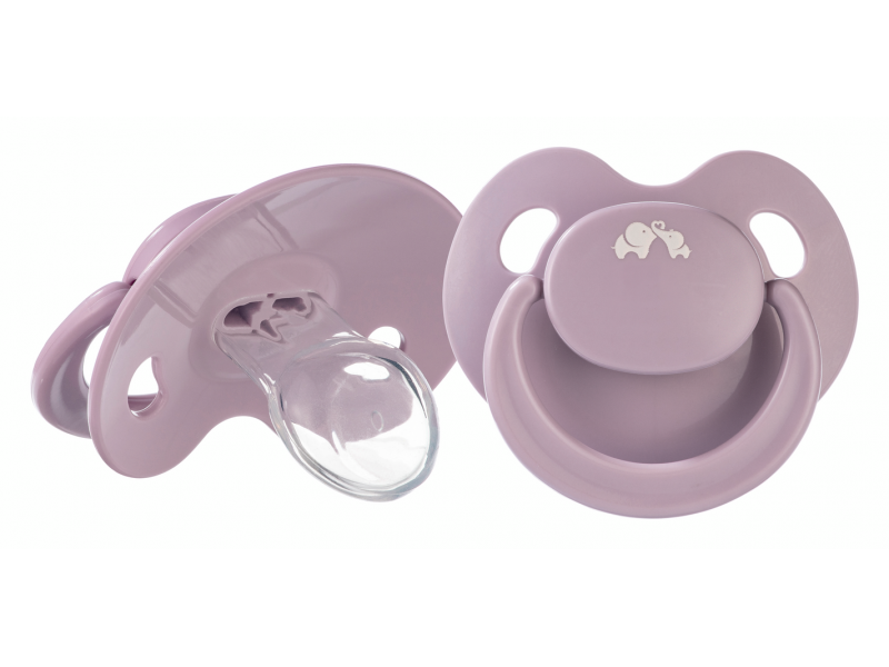 Šidítko silikonové Physio Air Eco 2ks 6m+ Pink/Lavander