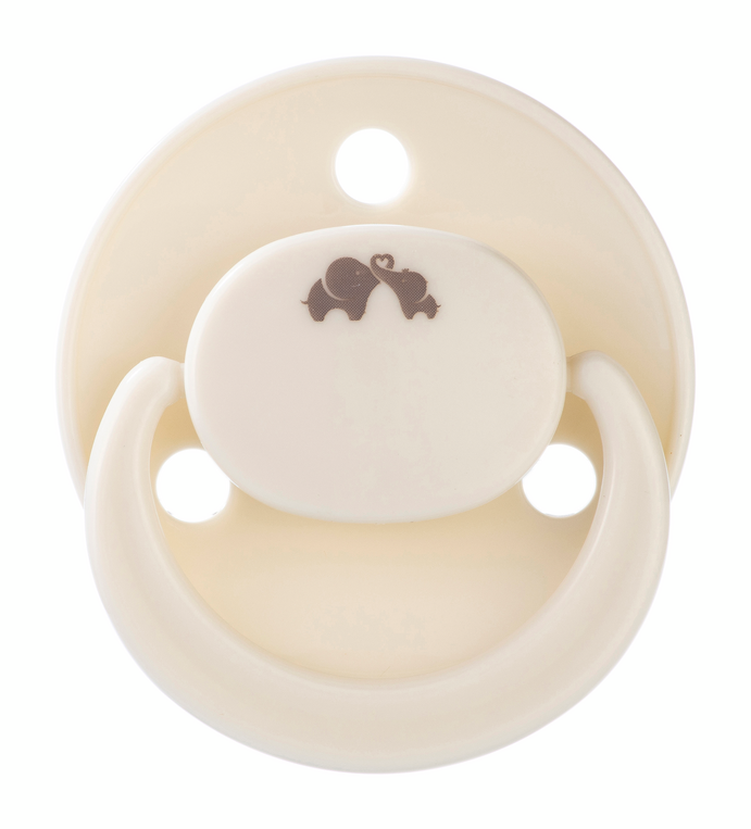 BEBECONFORT Šidítko silikonové symetrické Eco 2ks 0m+ Sand/Terra