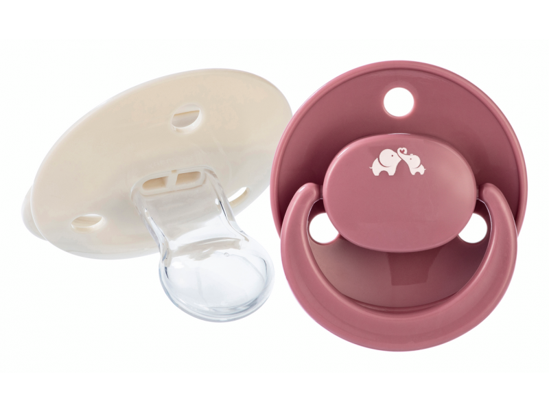 Šidítko silikonové symetrické Eco 2ks 6m+ Sand/Terra