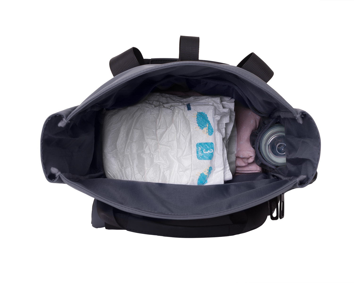 KIKKABOO Přebalovací taška Cerise Grey