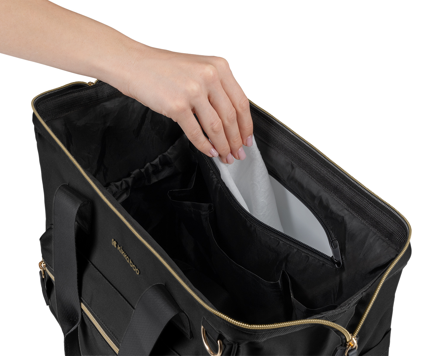 KIKKABOO Přebalovací taška Maxi Black
