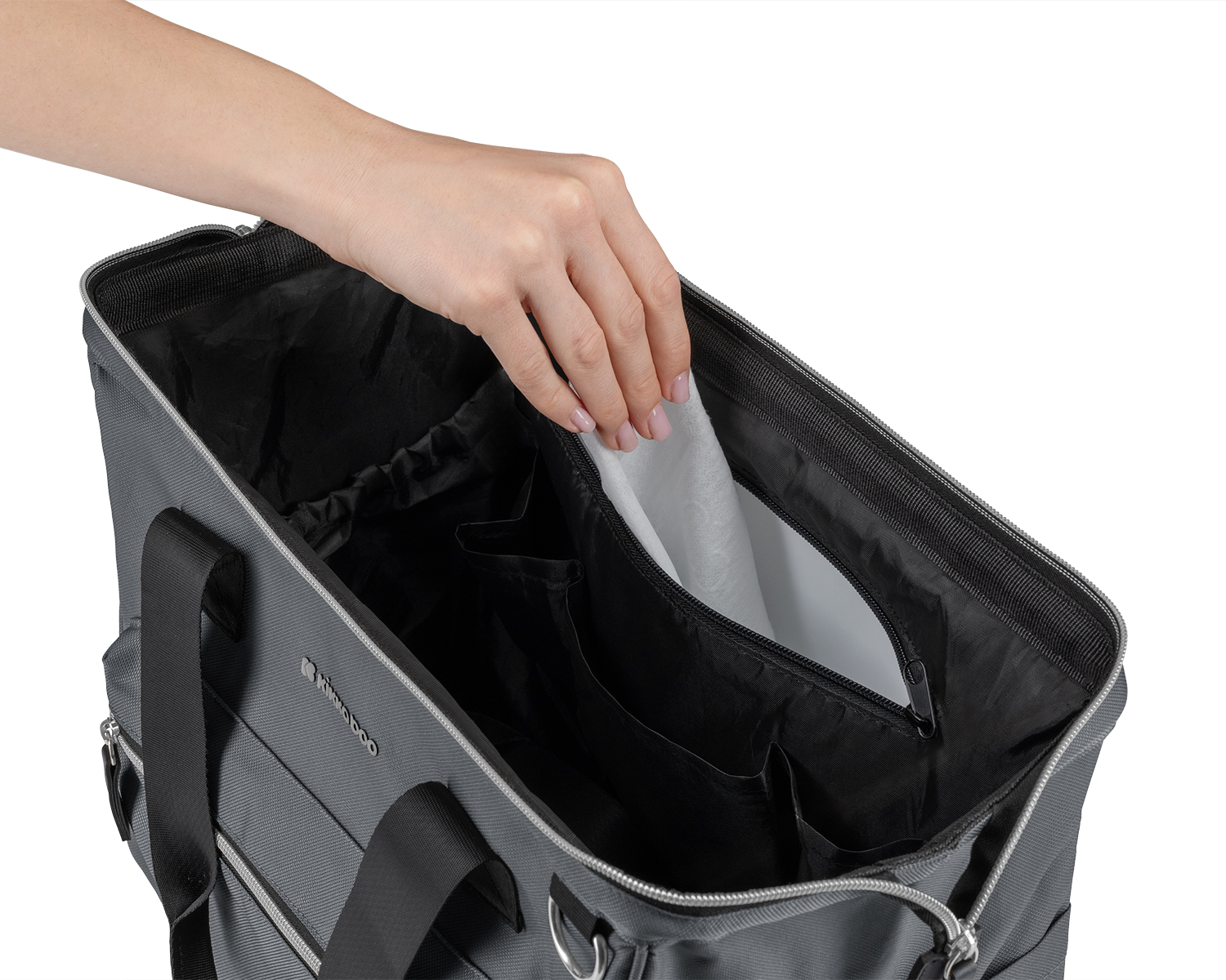 KIKKABOO Přebalovací taška Maxi Grey