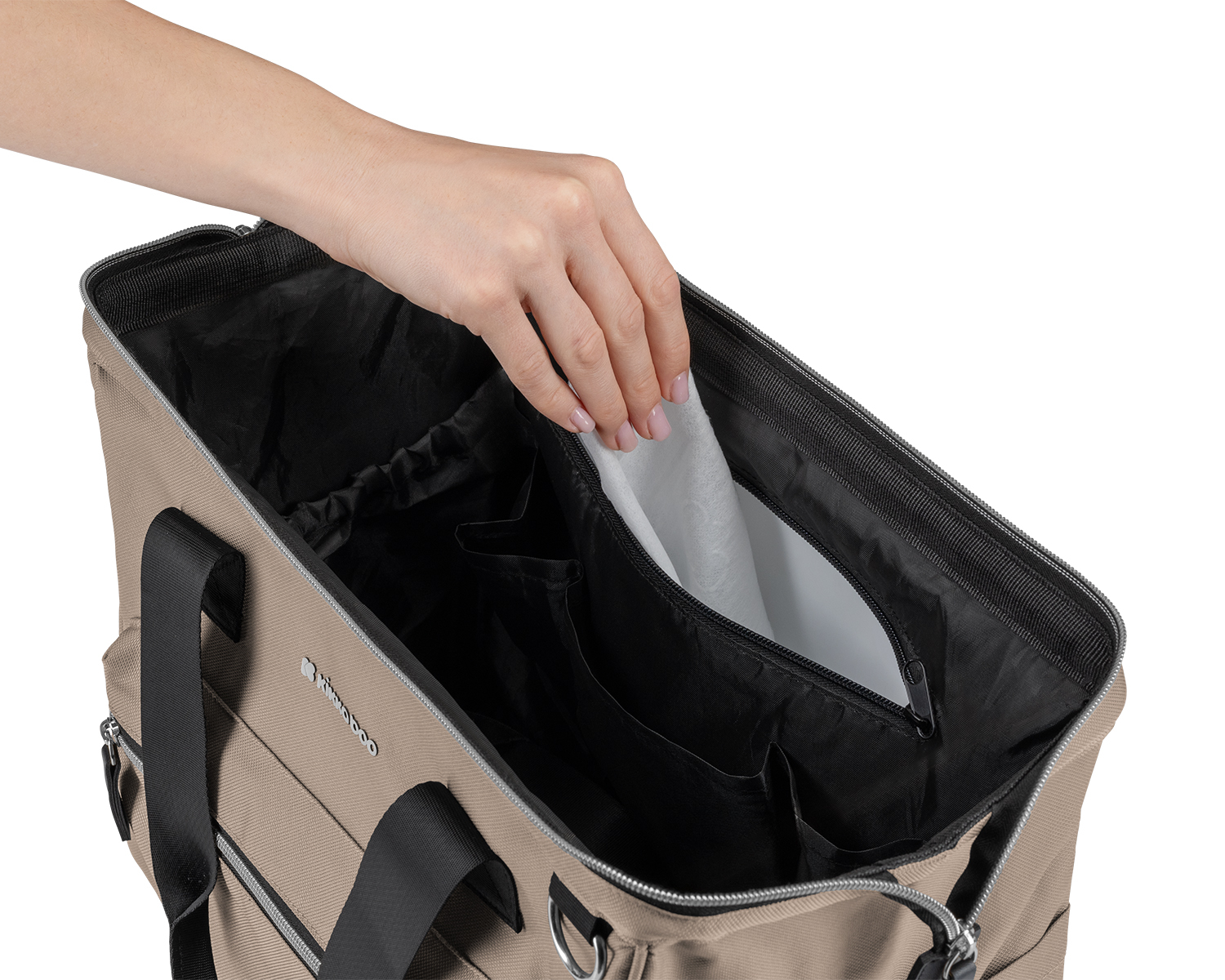 KIKKABOO Přebalovací taška Maxi Beige