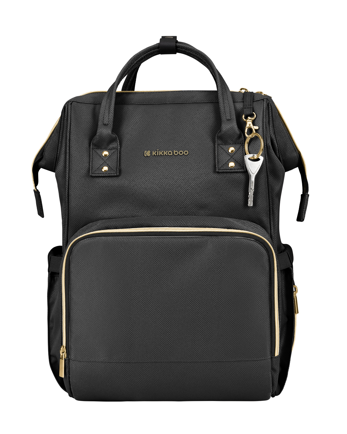 KIKKABOO Přebalovací batoh Siena Black & Gold