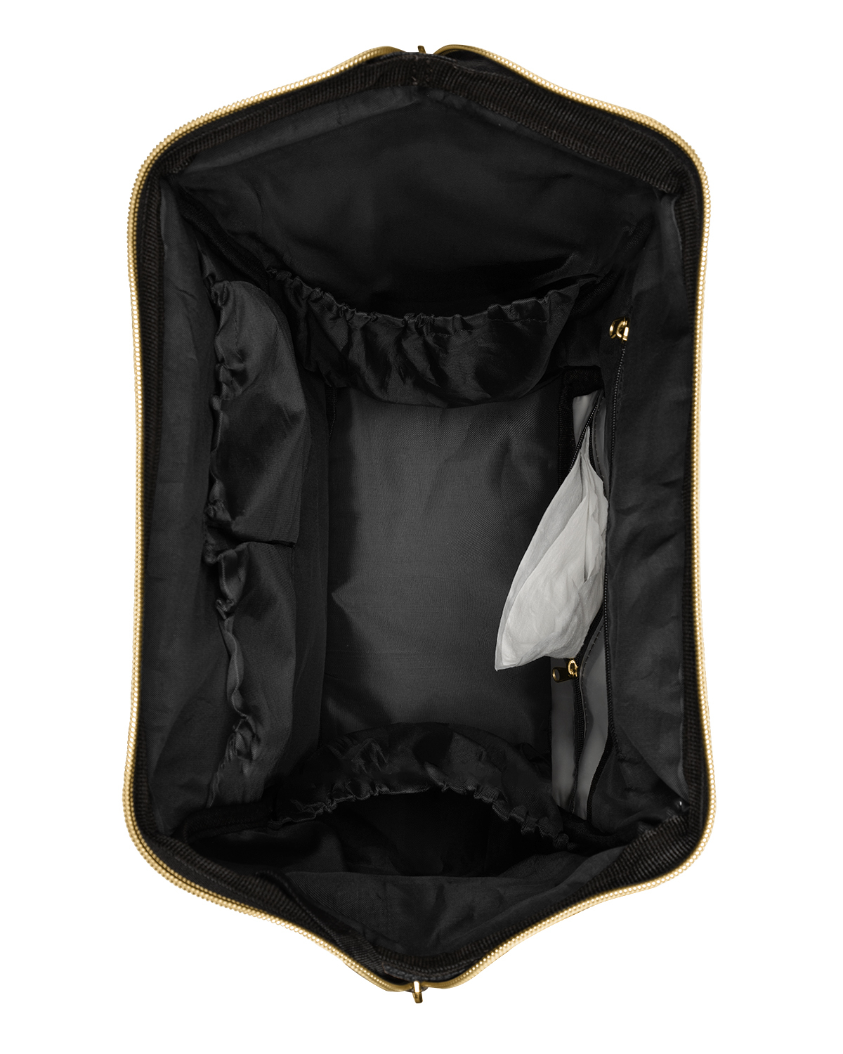 KIKKABOO Přebalovací batoh Siena Black & Gold