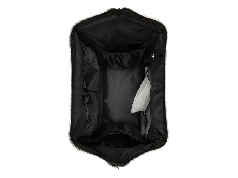KikkaBoo Přebalovací batoh Siena Black & Silver