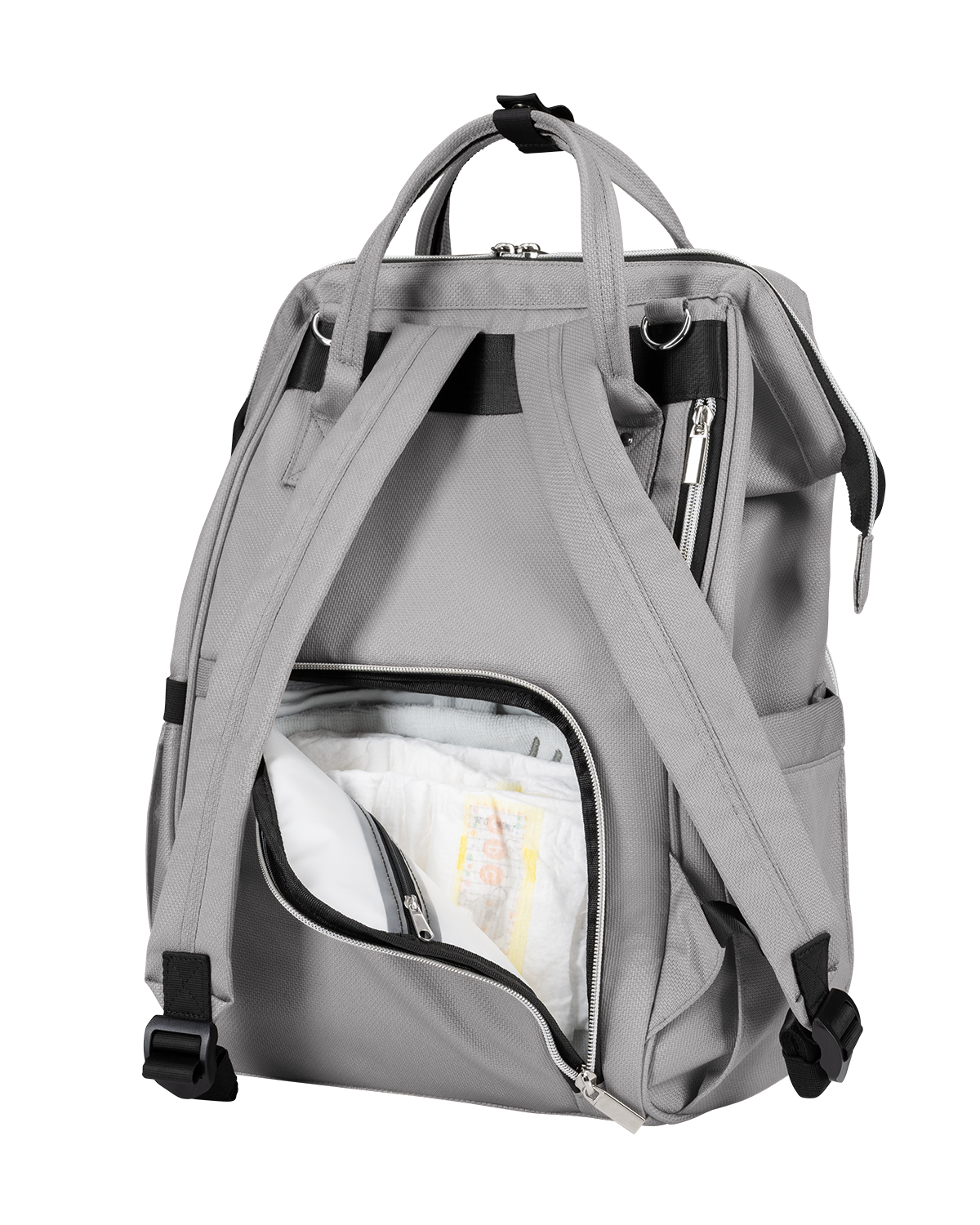 KIKKABOO Přebalovací batoh Siena Light Grey