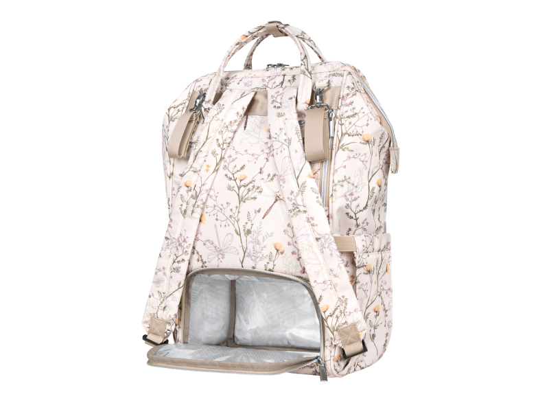 Přebalovací batoh Siena Luxe Secret Garden Beige