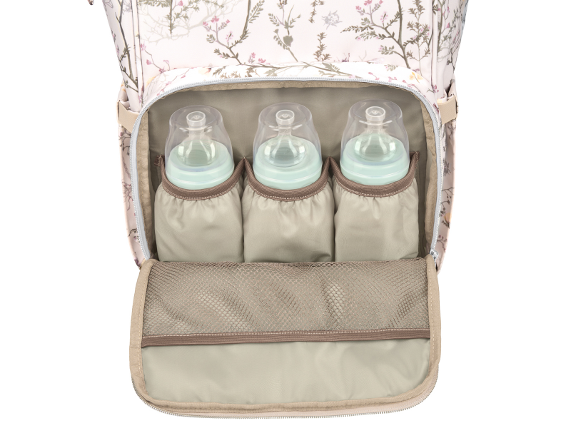 Přebalovací batoh Siena Luxe Secret Garden Beige