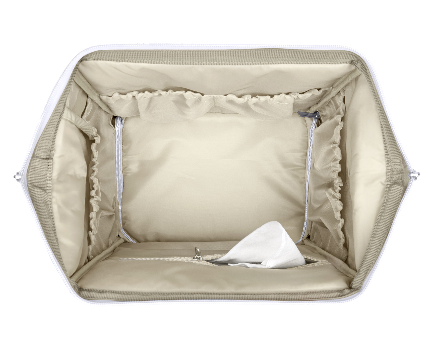 KIKKABOO Přebalovací batoh Siena Luxe Secret Garden Beige