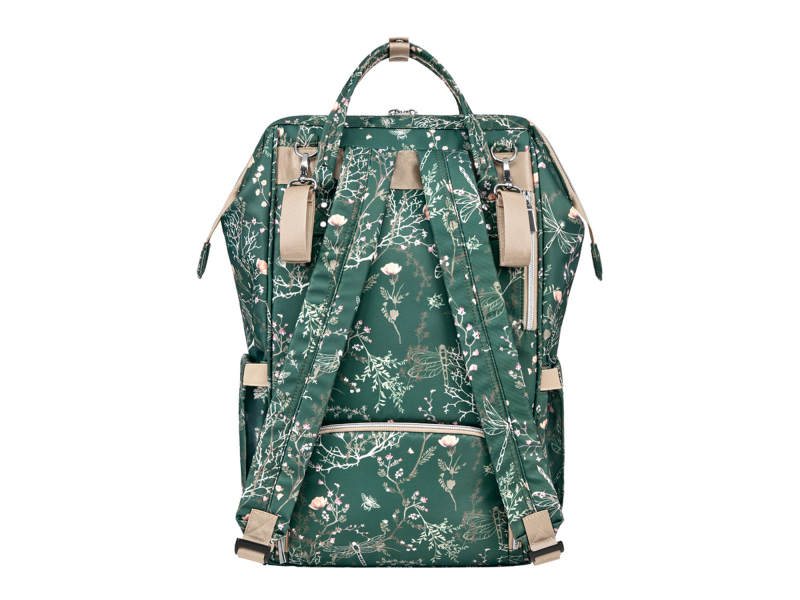 Přebalovací batoh Siena Luxe Secret Garden Deep Green