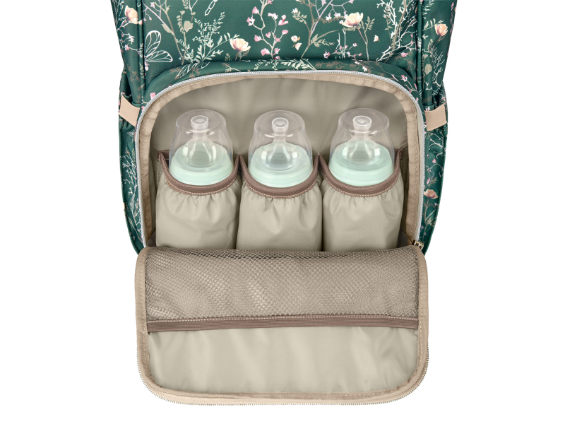 Přebalovací batoh Siena Luxe Secret Garden Deep Green