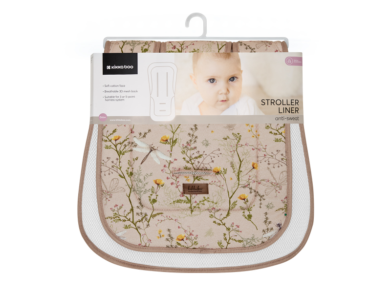 Sedací podložka do kočárku Secret Garden Beige