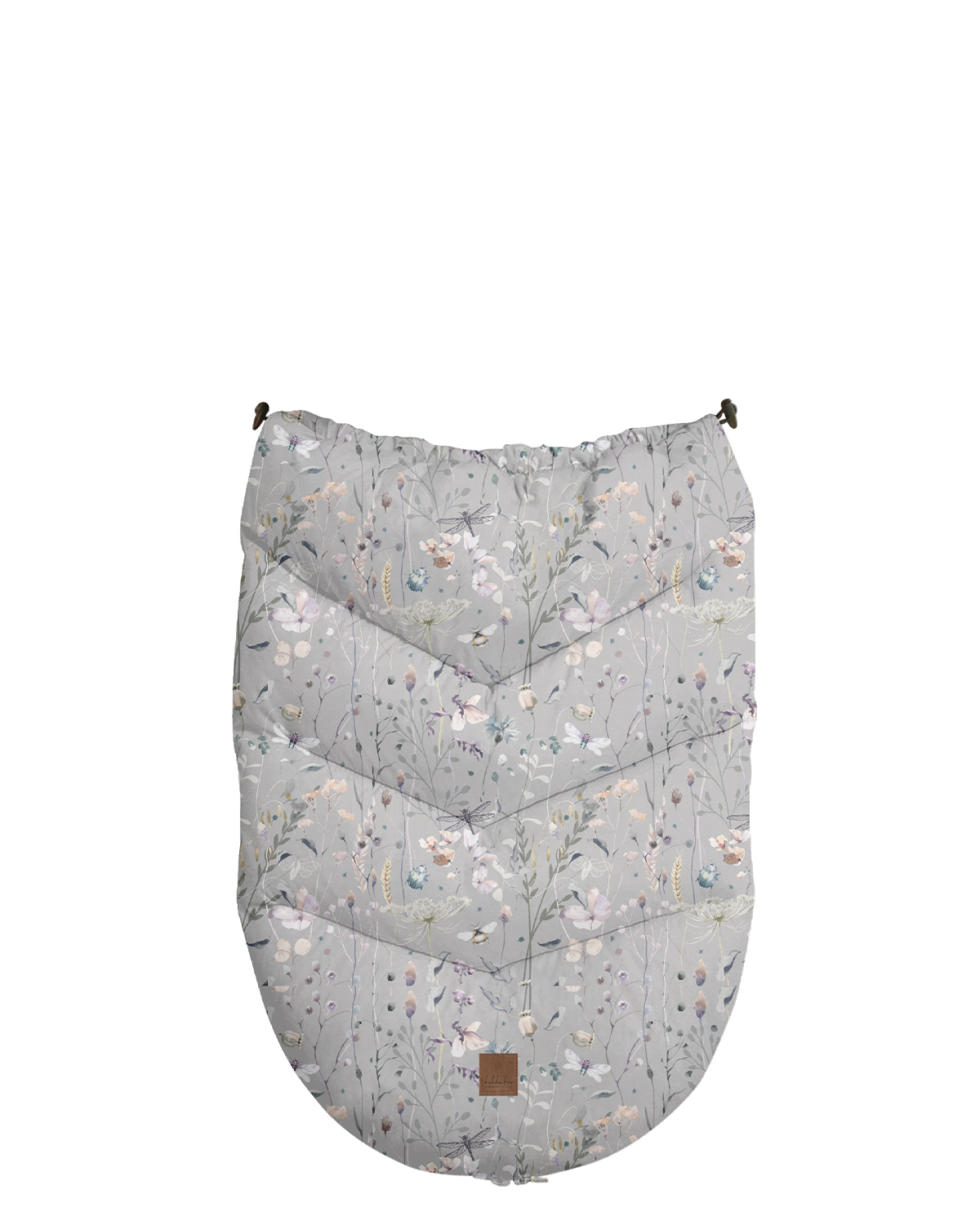 KIKKABOO Fusak zimní Luxury Dreamy Fields Grey
