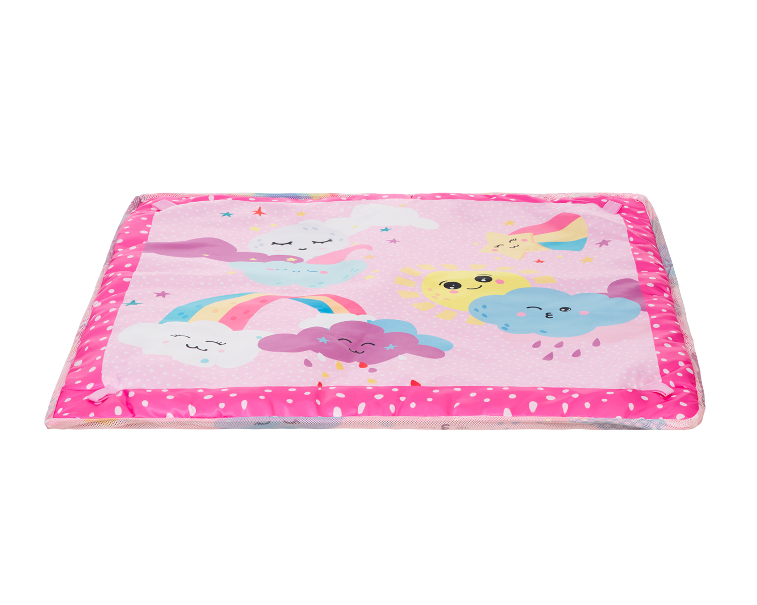 Hrací deka s hrazdou a míčky Pink Sky