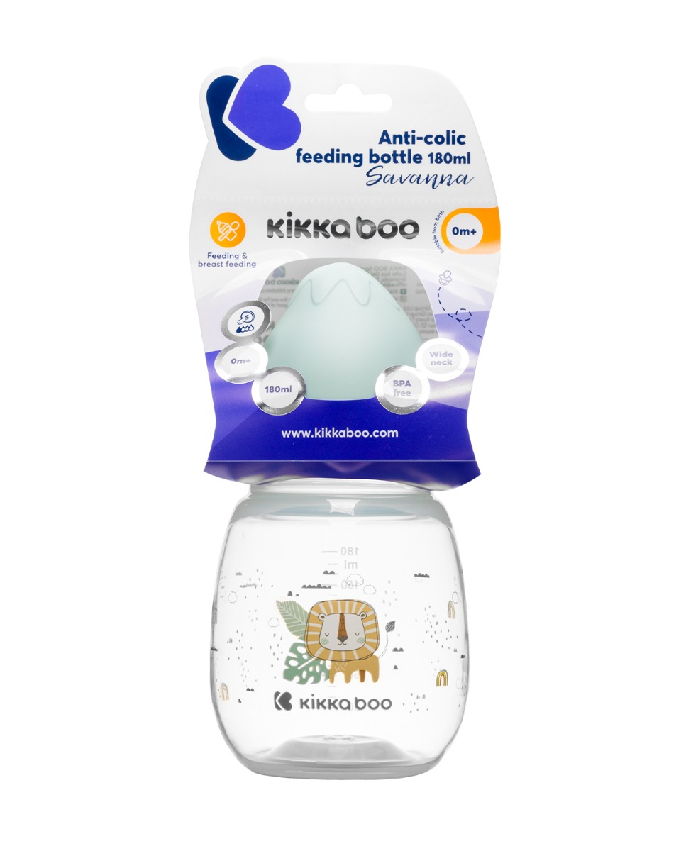 Kojenecká láhev 180ml 3m+ Savanna Mint