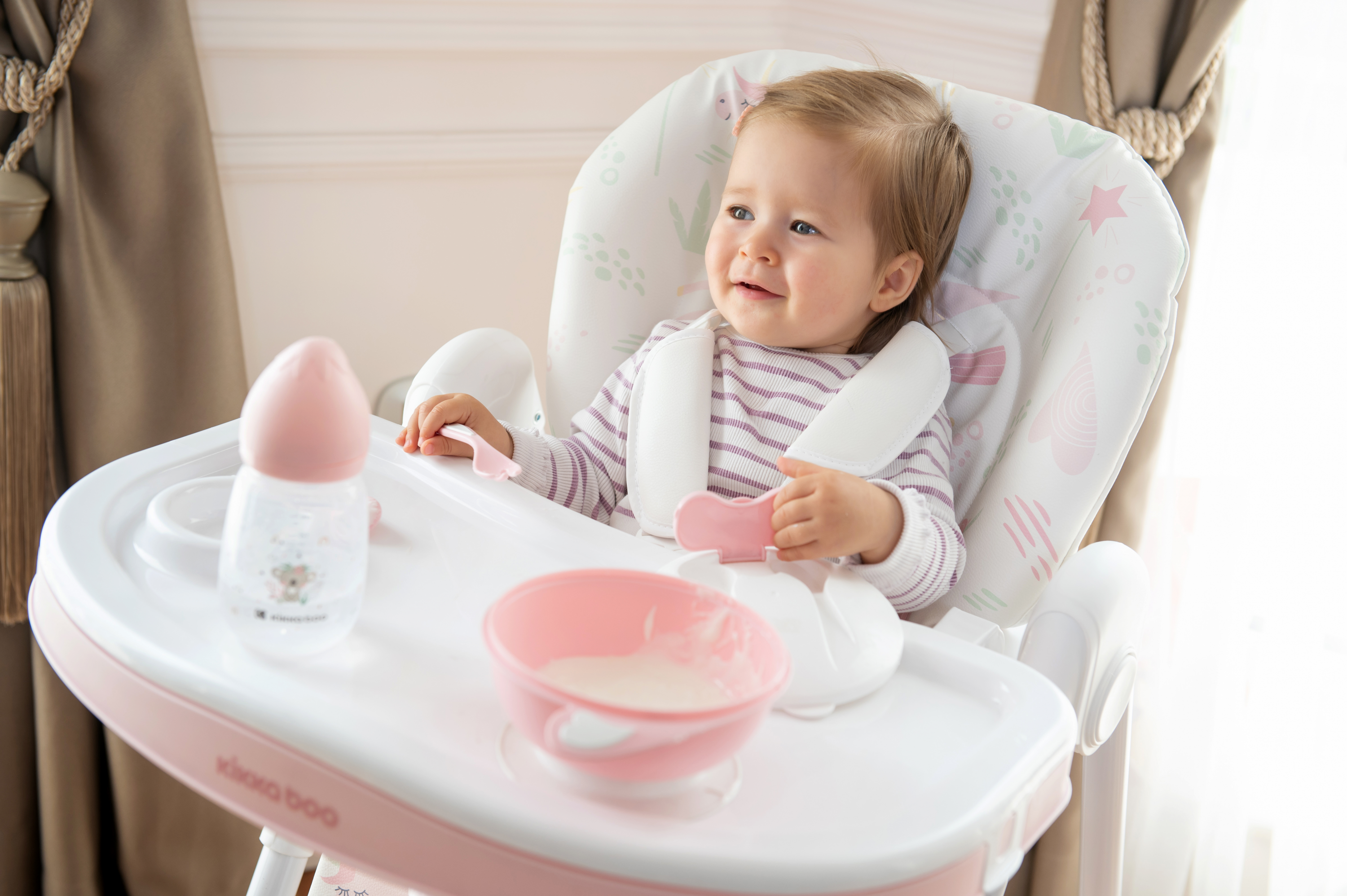 Kojenecká láhev 260ml 3m+ Savanna Pink