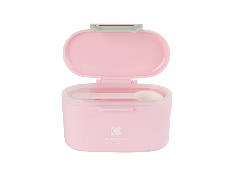 Zásobník na sušené mléko s odměrkou 130g Pink