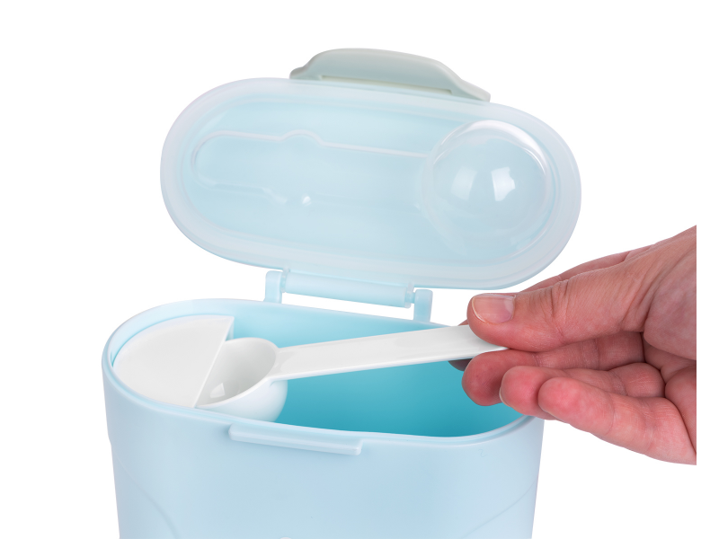 Zásobník na sušené mléko s odměrkou 130g Blue