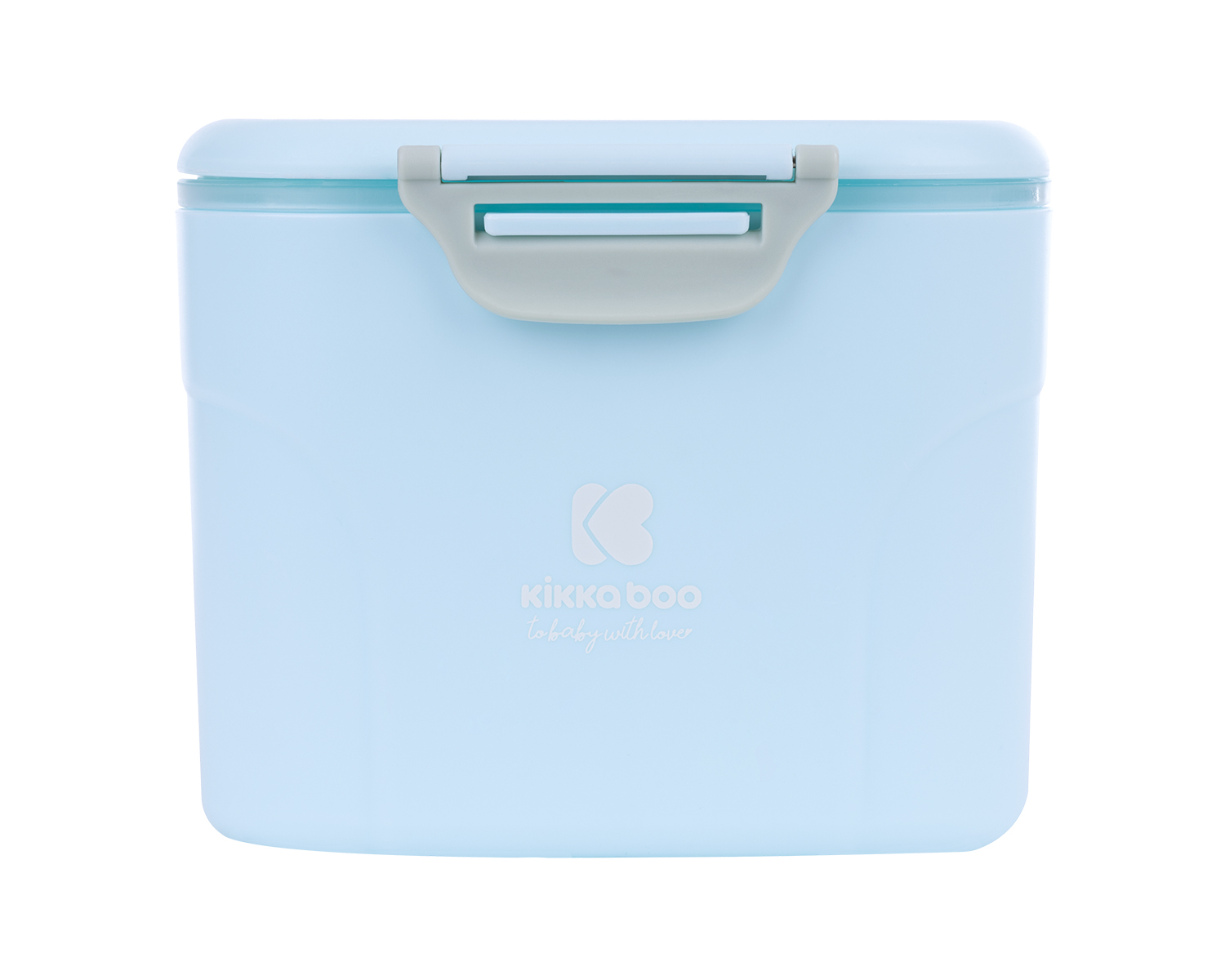 KIKKABOO na sušené mléko s odměrkou 160g Blue
