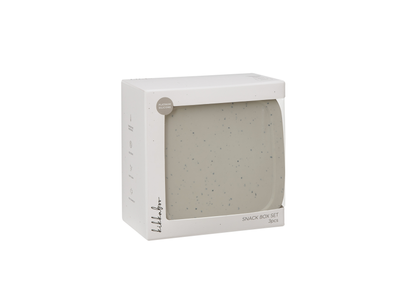 Sada boxů na svačinu 3 ks Platinum Silicone Sand